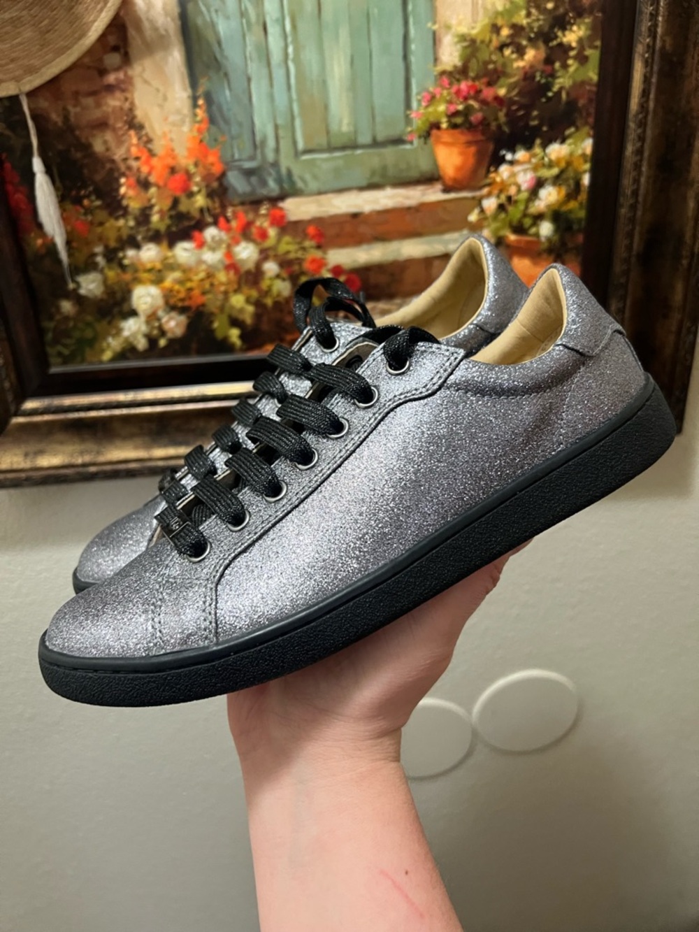 UGG Australia Milo Metallic Black Gunmetal Sneakers
